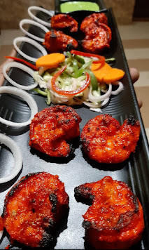 Chef's favourite spiced prawns at Swiss Kitchen